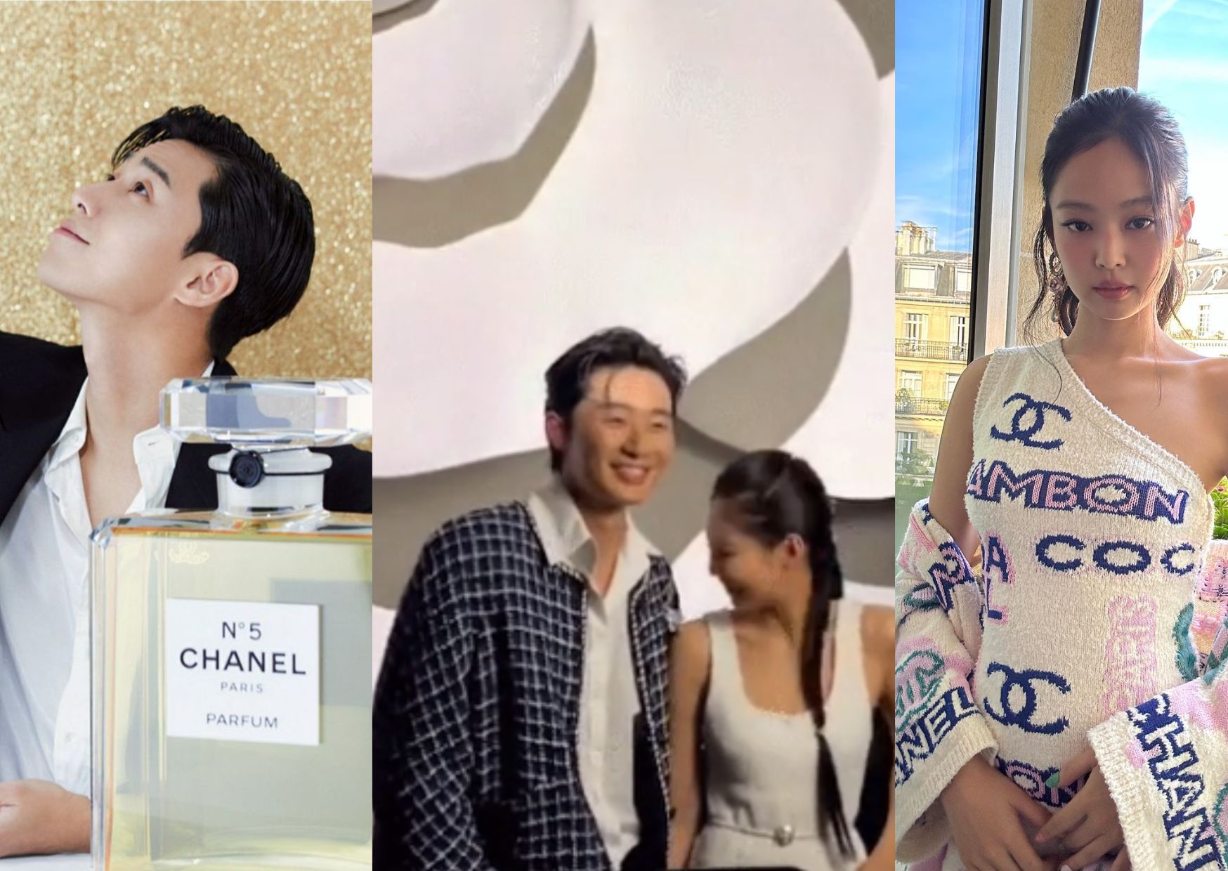 Jennie BLACKPINK Terlihat Canggung Ketika Bertemu Park Seo Joon di Fashion Show Chanel
